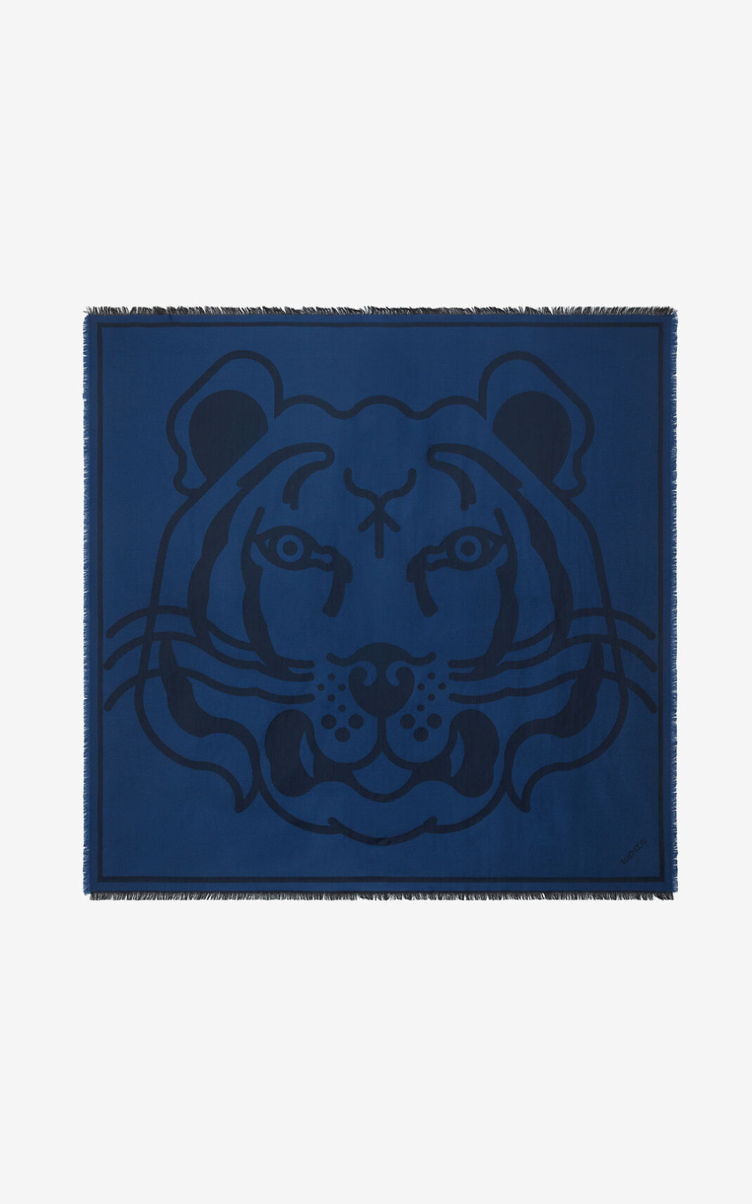 Pañuelos Kenzo K Tiger wool Mujer Azul Real Azules - SKU.2817577